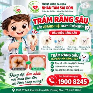 RĂNG SÂU ĐỪNG CHỜ ĐAU MỚI TRÁM – BẢO VỆ RĂNG THẬT NGAY TỪ HÔM NAY